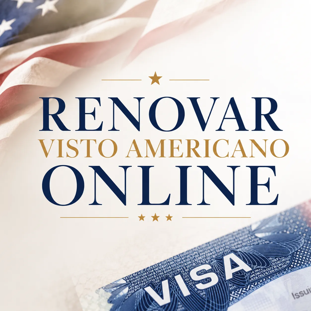 Imagem ilustrativa para o artigo Renovar visto americano online da Genuína Conexão